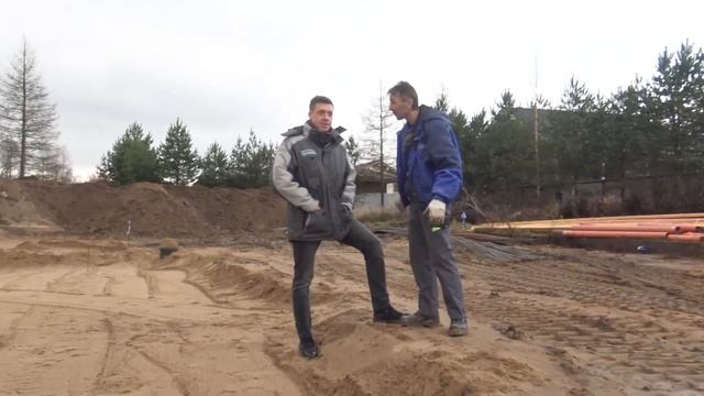 Заехали в Ольшаники. Строим монолитный фундамент под дом в современном стиле. смотреть онлайн
