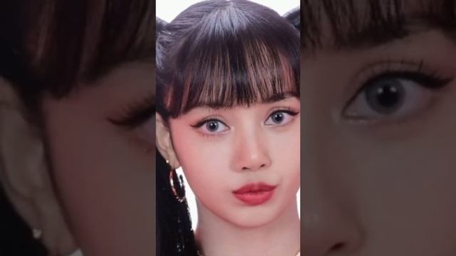 Blackpink Lisa with anime hairstyle