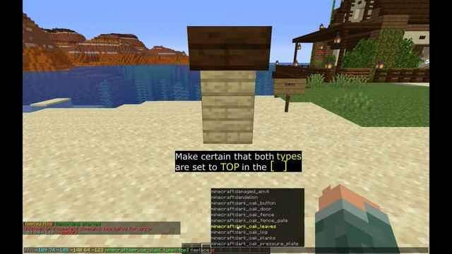 Minecraft - Easy Fill & Replace for Tricky Slabs & Stairs. 1.16.4 Java смотреть онлайн