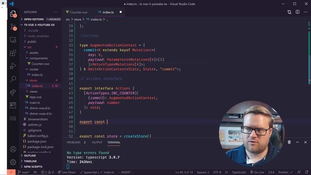 Vuex 4 TypeScript Tutorial // Learn Vuex 4 + Vue 3 With TypeScript (With Real TYPES!)