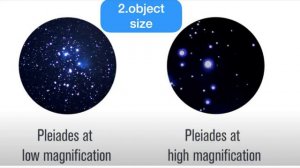 Calculating Telescope magnification simple way -is power necessary for astronomy-lower power ok-hin