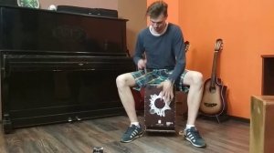 Кахон с настройкой струн и зон звучания - Игра на кахоне