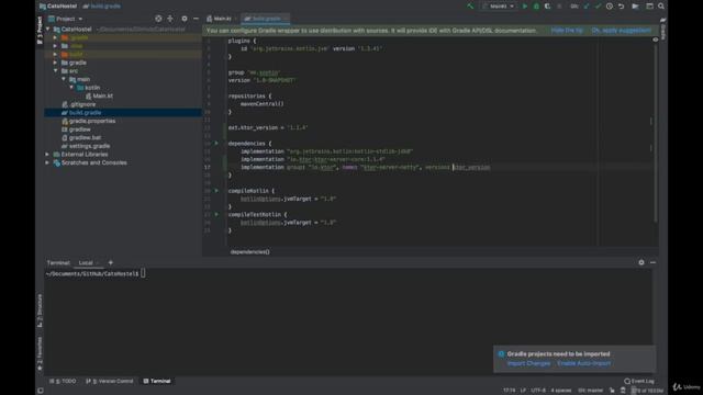 Dependency management with Gradle