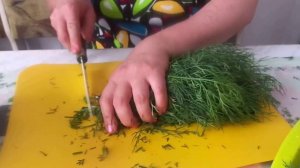 Заготовка на Зиму Свежей Зелени Укропа - Самый Быстрый и Простой Способ.