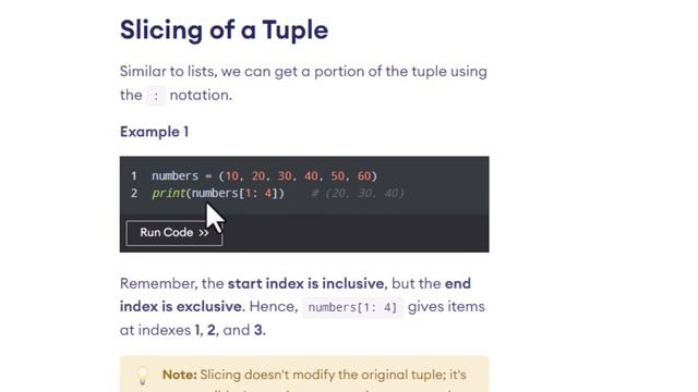 Tuple in Python