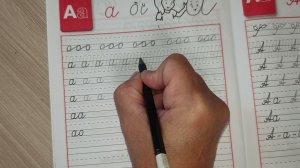 Как писать букву а