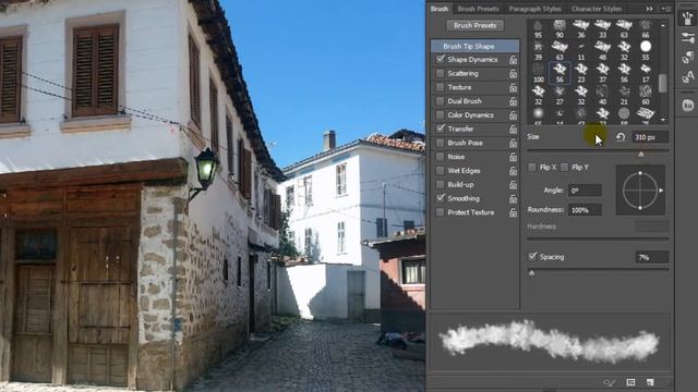 Creating a custom cloud brush in Adobe Photoshop, and adding clouds to your sky смотреть онлайн