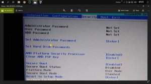 Enable secure boot status in lenovo | Not secure boot | Simple Bios setting