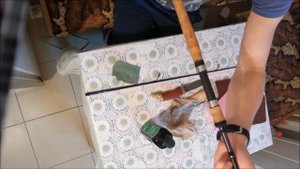 Пропитка рукоятки спиннинга