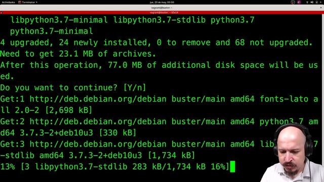 Vagrant en GNU/Debian (Webserver con Debian Buster) смотреть онлайн