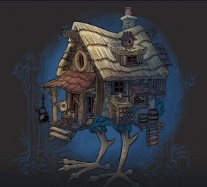 Баба Яга рисунок