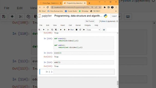 Programming data structure and algorithm with python | Jupyter Notebook ...