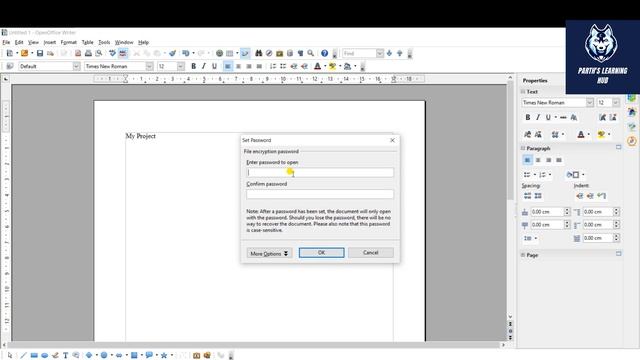 How to save with password in Apache Open Office смотреть онлайн