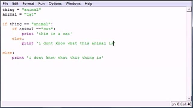 Python Programming Tutorial Series From scratch (22 Nesting Statements) | Tutorials point