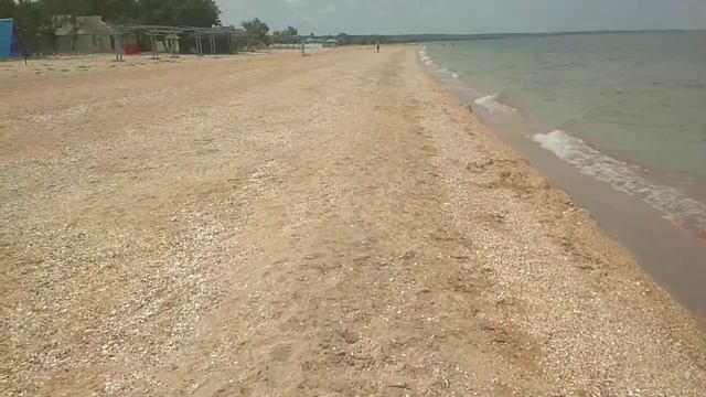 Крымские пляжи,  Новоотрадное июнь 2020
