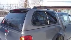 Видео отзыв кунга для Mitsubishi L200 long 2014 год