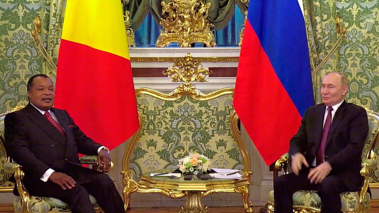 Сотрудничество России и Конго в центре внимания Владимира Путина и Дени Сассу-Нгессо