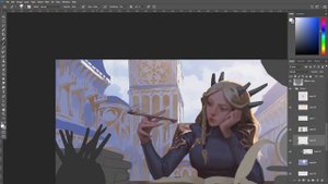 Dephanie - speed painting (Time-lapse)