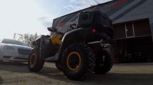 BRP Can-Am Outlander MAX 800R XT-P exhaust system\ выхлопная система квадроцикла
