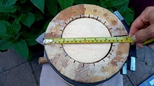 Бочёнок 1.5л. для холодного отжима масла в домашних условиях. Пресс-корзина, деревянный пресс 1.5л.