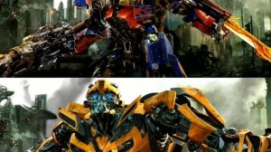Трансформеры клип про оптимуса прайма и Бамблби