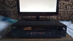 Видеомагнитофон Sony SLV-736EE Hi-Fi После ремонта! Хон Гиль Дон 90-ые.