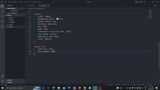 Popup Box using HTML, CSS & JavaScript | How to Create a Modal Box