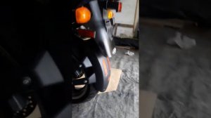 Хагер(брызговик) с Ali express на заднее колесо Suzuki GSX 750 F Katana