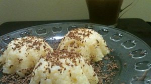 Паровой рисовый пудинг