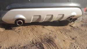 Выхлоп форд куга 1 , 2.5т , даунпайп и мидпайп 76 мм