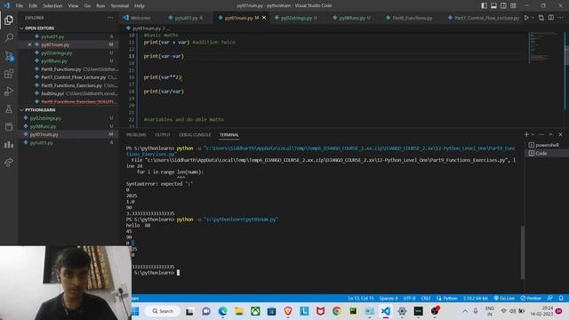 UNDERSTANDING NUMBERS IN PYTHON LANGUAGE || Django tutorials 02 смотреть онлайн