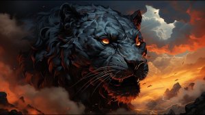 Агата Кристи - Чёрная Луна - нарисованный Нейросетью.