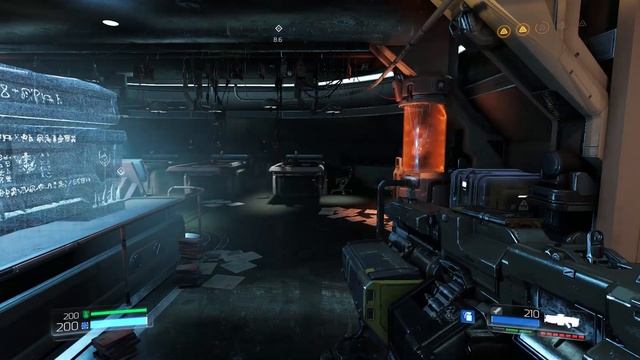 Все секреты DOOM 2016. Уровень 9 + Босс, Лаборатория Лазарь, прохождение