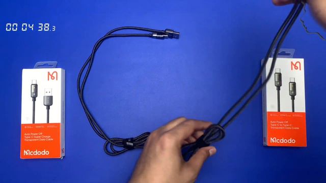 MCDODO 🔥 Kabel Data USB Type C & Type C To Type C 🔥 FAST Charging AUTO Off Disconnect 🔥 Unboxing