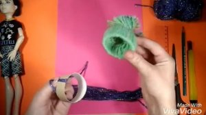 Как сделать шапочку для кукол монстер хай