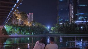 4K KOREA WALK - One of the 10  Fantastic Night View in Korea, Nice & Clean Future city near Seoul