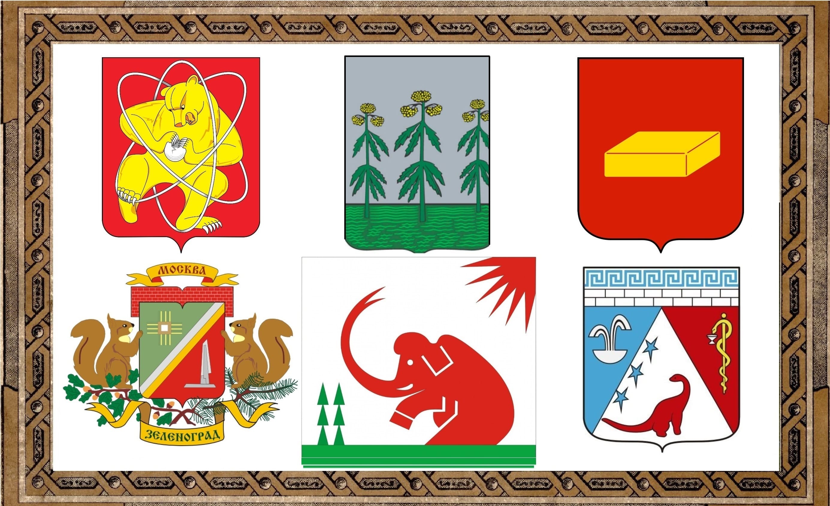 Необычные гербы городов России