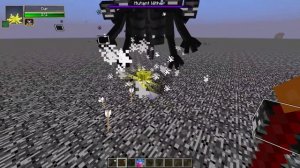 Mutant Wither Vs. Ores Boss in Minecraft