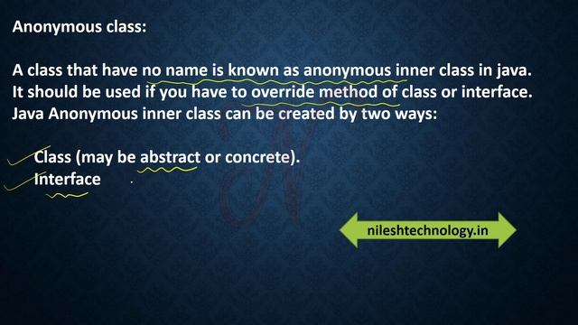 Java Object class | Anonymous class | Garbage Collection | finaliza() method