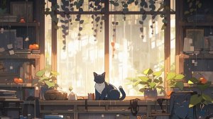 Lofi With My Cat __ Cat & The Morning Room🐱🎶Chill_Sleep_Healing  [ Lofi Mix - Lofi Songs