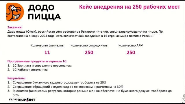 Кадровый электронный документооборот - рабочие кейсы | Первый БИТ смотреть онлайн