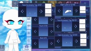 Как делать красивое лицо в gacha club? (Пригодится фантазия)