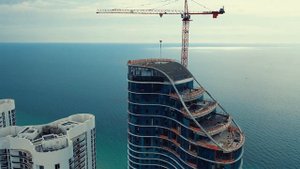 Санни Айлз - русский район в Майами с дрона, недвижимость в США, Sunny Isles Beach Haulover Park