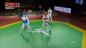 World Taekwondo Grand-Prix Moscow 2018. M - 68. Финал. SINDEN-DENISENKO.