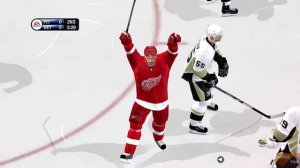 NHL 09 Gameplay Finals Penguins Red Wings PS3 {1080p 60fps}