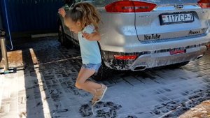 Волшебный душ для МАШИНЫ ПАПА ругался