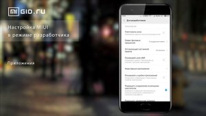 Настройка MIUI в режиме разработчика на смартфонах Xiaomi