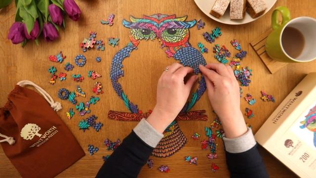 Owlmazing Shaped Adult Jigsaw Puzzle смотреть онлайн