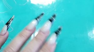 1️⃣6️⃣ Наращивание ногтей/Верхние Формы/ Выкладной Френч на Верхние Формы.