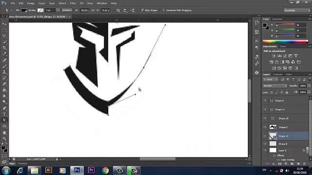 tutorial cara membuat monogram logo titans ( adobe photoshop )2016 смотреть онлайн